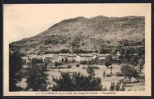 AK La Garde /B.-A., Vue génerale