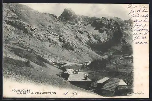 AK Fouillouse, Panorama et le Brec de Chambeyron