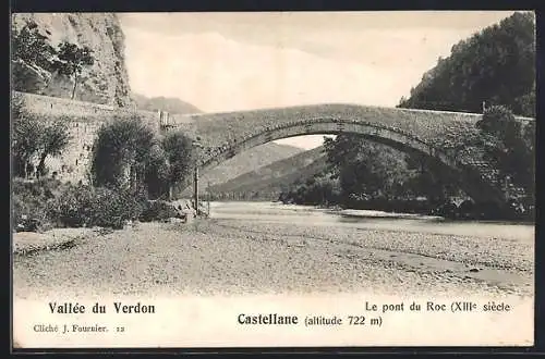 AK Castellane, Le pont du Roc