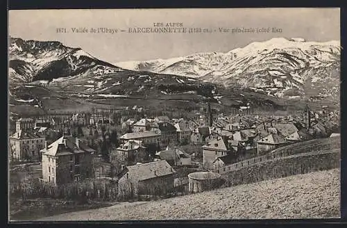 AK Barcelonnette, Vue générale