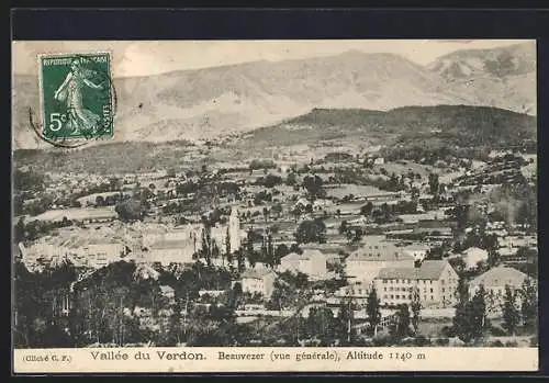 AK Beauvezer /Vallée du Verdon, Vue générale