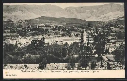 AK Beauvezer /Vallée du Verdon, Vue générale