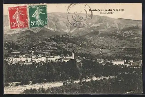 AK Beauvezer /Haute Vallée du Verdon, Vue panoramique