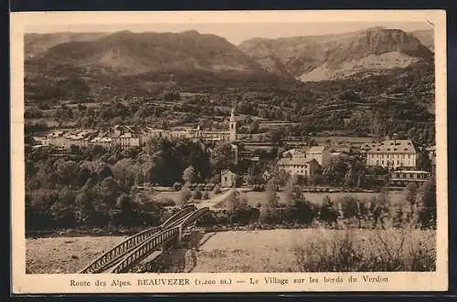 AK Beauvezer, Le Village sur les bords du Verdon