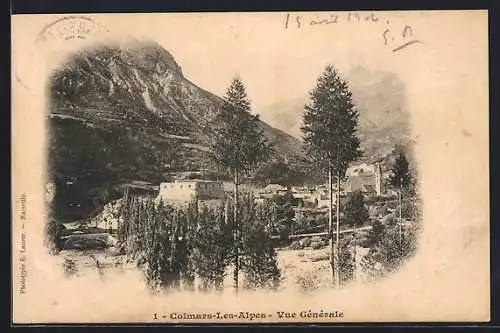 AK Colmars-les-Alpes, Vue générale