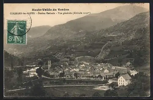 AK Colmars-les-Alpes, Vue générale