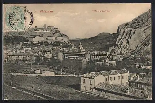 AK Sisteron, Coté Sud-Ouest