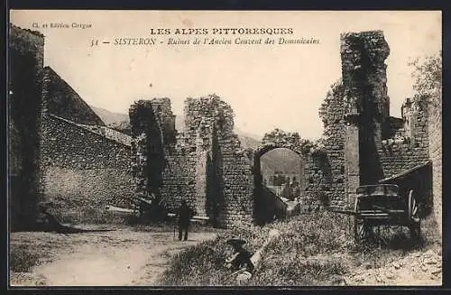 AK Sisteron, Ruines de l`Ancien Couvent des Dominicains