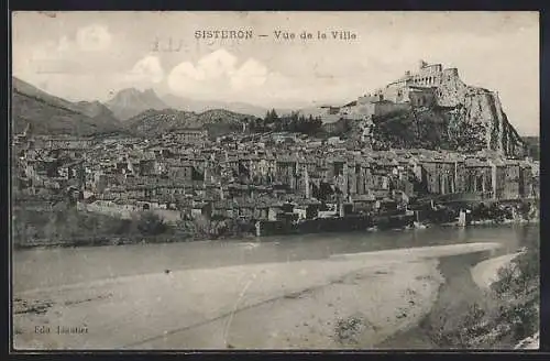 AK Sisteron, Vue de la Ville