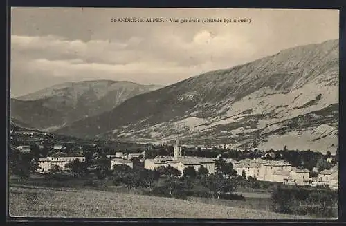 AK St-André-les-Alpes, Vue générale