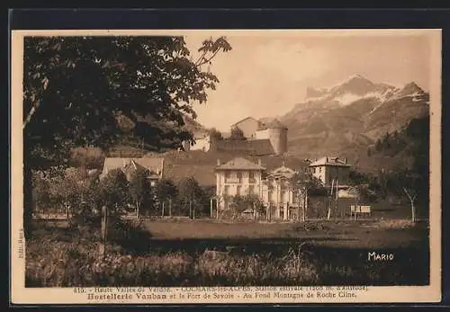 AK Colmars-les-Alpes, Hostellerie Vauban et le Fort de Savoie