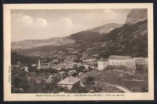 AK Colmars-les-Alpes, Fort de Savoie