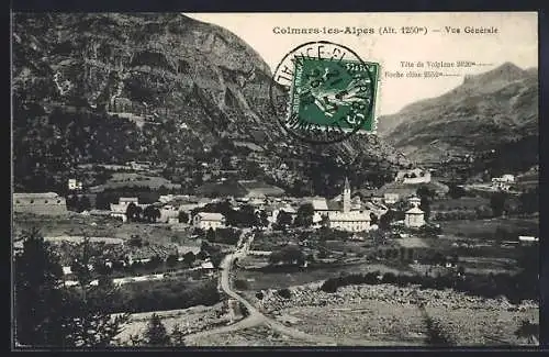 AK Colmars-les-Alpes, Vue Générale