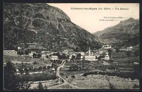 AK Colmars-les-Alpes, Vue panoramique