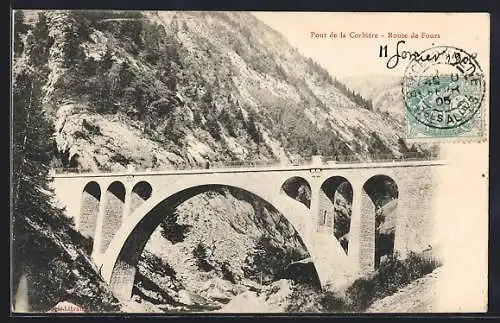 AK Corbière, Le pont, Route de Fours