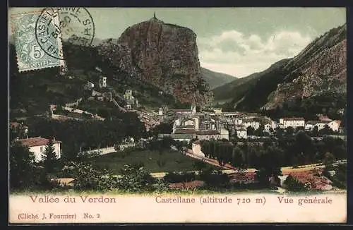 AK Castellane, Vue générale