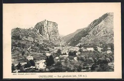 AK Castellane, Vue générale