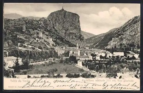 AK Castellane, Vue générale