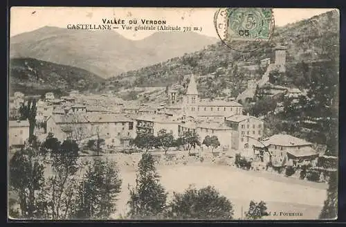 AK Castellane /Vallée du Verdon, Vue générale