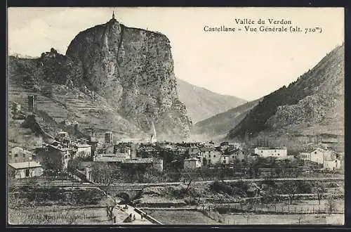 AK Castellane, Vue Générale