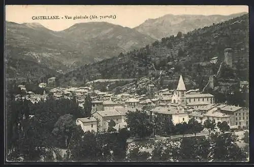 AK Castellane, Vue générale