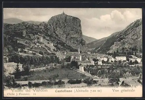 AK Castellane, Vue generale