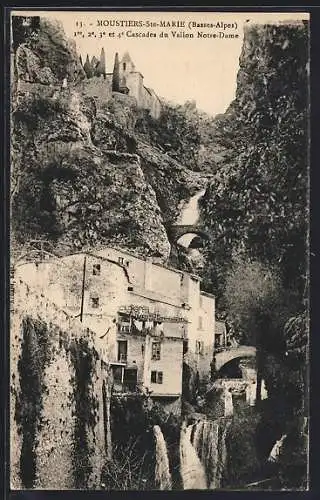 AK Moustiers-Ste-Marie, Cascades du Vallon Notre-Dame