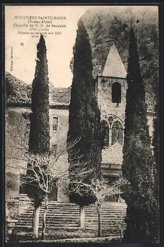 AK Moustiers-Sainte-Marie, Chapelle des N.-D. de Beauvoir