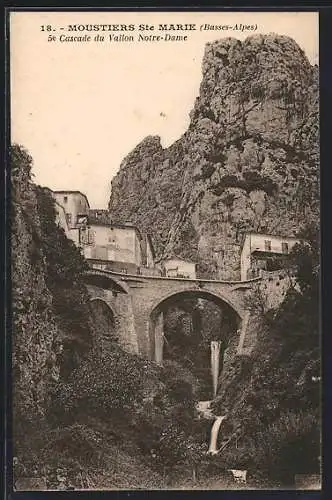 AK Moustiers-Ste-Marie, Cascade du Vallon Notre Dame