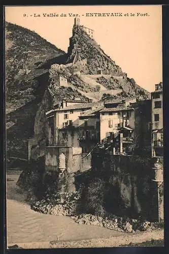 AK Entrevaux, Teilansicht et le Fort