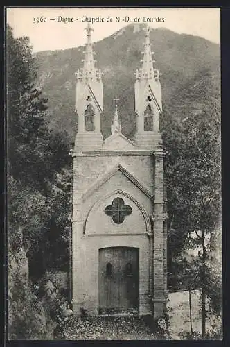 AK Digne, Chapelle de N.-D. de Lourdes