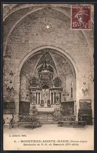 AK Moustiers-Sainte-Marie, Sanctuaire de N.-D.-de Beauvoir