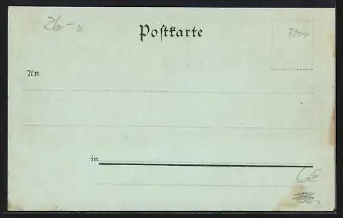 Mondschein-Lithographie Freiburg i. B., Ev. Diakonissen- & Krankenhaus