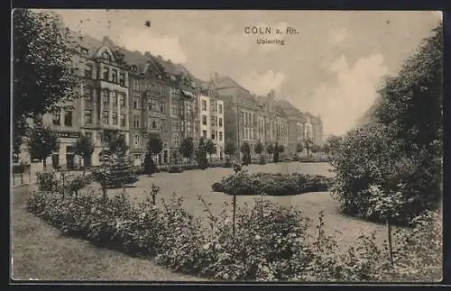 AK Köln-Neustadt, Grünanlage am Ubierring