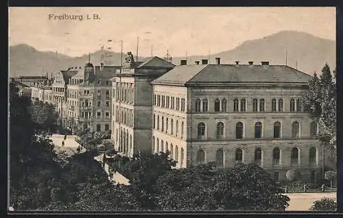 AK Freiburg i. B., Blick auf die Oberrealschule