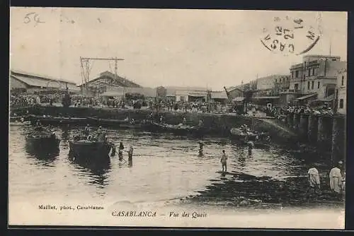 AK Casablanca, Vue des Quais