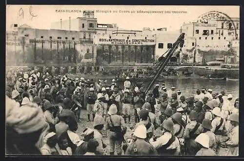 AK Casablanca, Musique du Corps au débarquement des Troupes