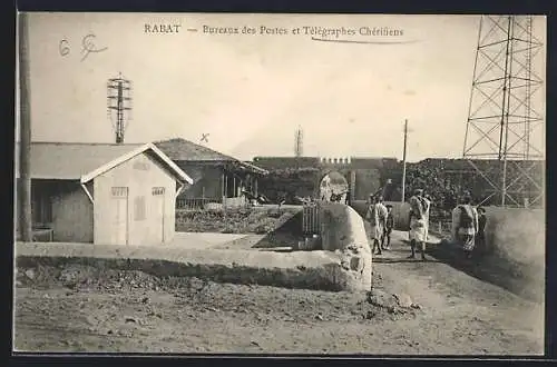 AK Rabat, Bureaux des Postes et Télégraphes Chérifiens