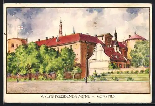 Künstler-AK Riga, Valsts Prezidenta Mitne