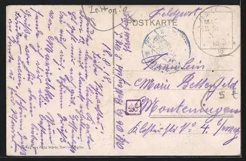 AK Libau, Stadthafen mit Schiffen