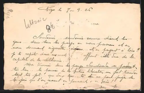 AK Riga, Stadtpanorama mit Schiffen