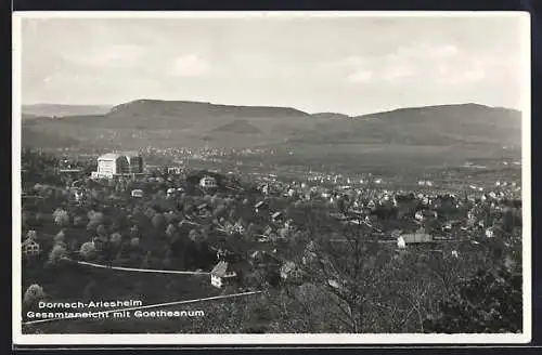 AK Dornach-Arlesheim, Gesamtansicht mit Goetheanum