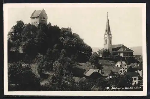 AK Uster, Schloss und Kirche