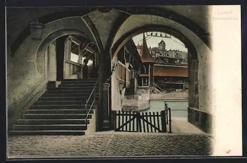 AK Luzern, Spreuerbrücke