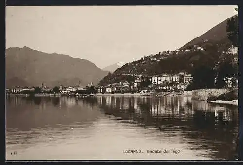 AK Locarno, Veduta dal lago