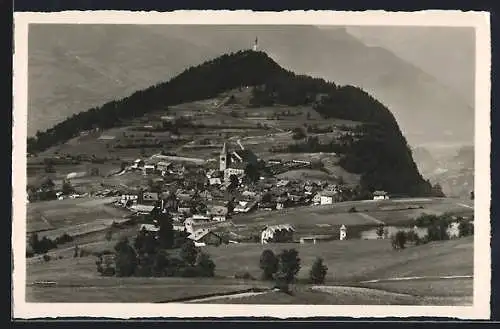 AK Lens, Panorama mit Kirche