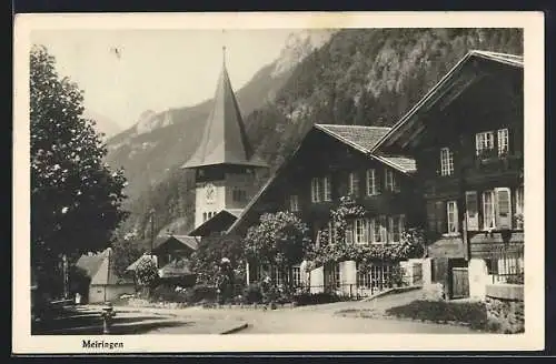 AK Meiringen, Blick auf die Kirche