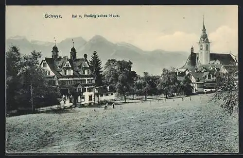 AK Schwyz, Ital. v. Reding'sches Haus