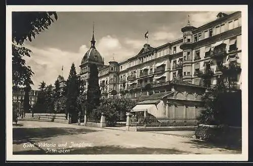 AK Interlaken, Hotel Viktoria und Jungfrau