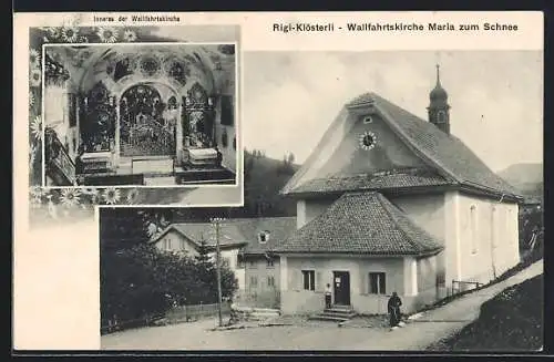 AK Rigi-Klösterli, Wallfahrtskirche Maria zum Schnee, Inneres